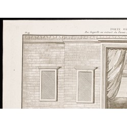 Gravure de 1844 - Porte orientale du Temple - 2