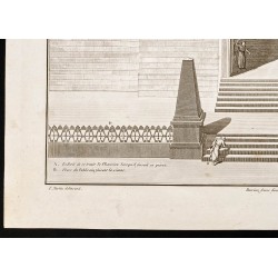 Gravure de 1844 - Porte orientale du Temple - 4