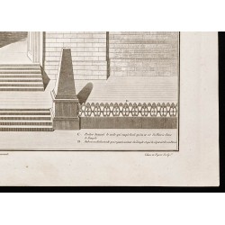 Gravure de 1844 - Porte orientale du Temple - 5