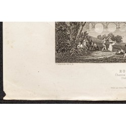 Gravure de 1862 - Rome et château Saint-Ange - 4
