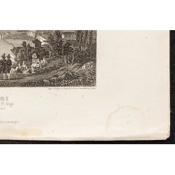 Gravure de 1862 - Rome et château Saint-Ange - 5