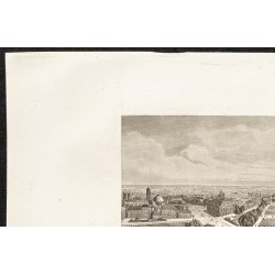 Gravure de 1862 - Ville de Berlin en Allemagne - 2