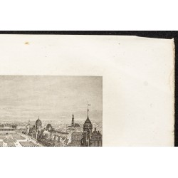 Gravure de 1862 - Ville de Berlin en Allemagne - 3