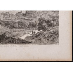 Gravure de 1865 - Bratislava (Slovaquie) - 5