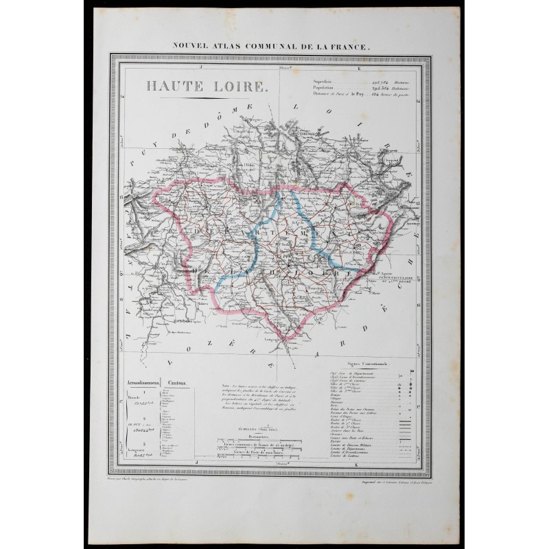 1854 - Département de la Haute-Loire 