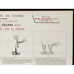 1890 - Expériences à faire avec le chlore 