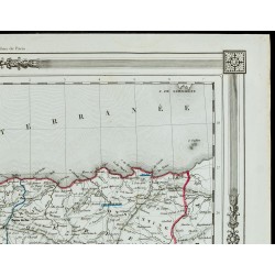 Gravure de 1846 - Carte de l'Algérie - 3