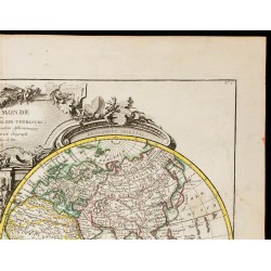 1780ca - Mappemonde ancienne par Janvier 