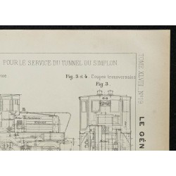 1906 - Plan de locomotive électrique 