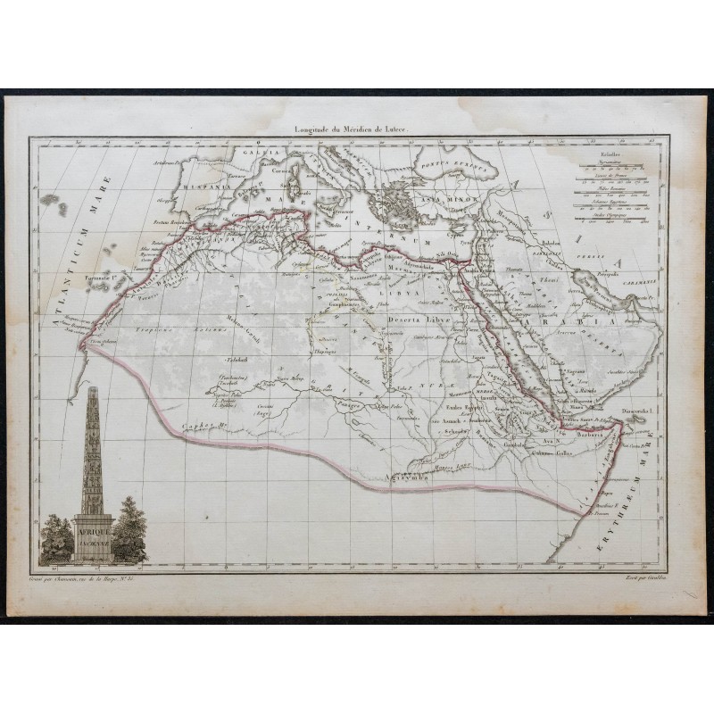 1812 - Carte d'Afrique du Nord 