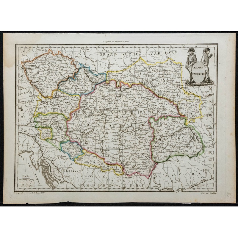 1812 - Carte de l’Empire d'Autriche 