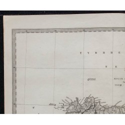 1830c - Carte de Italie antique et Sicile 