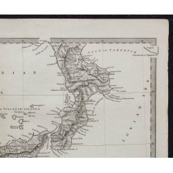 1830c - Carte de Italie antique et Sicile 