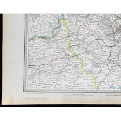 1855 - Carte des environs de Paris 