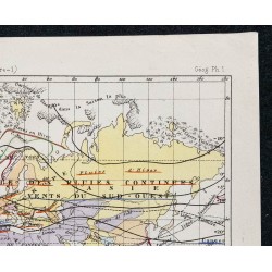 1874 - Carte météorologique du monde 