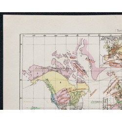 1874 - Carte des trois règnes de la nature 