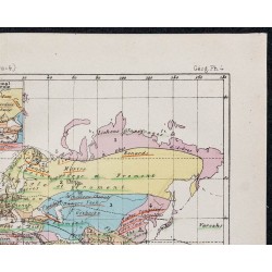 1874 - Carte des trois règnes de la nature 