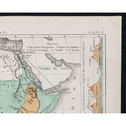 1874 - Carte physique de l'Afrique 