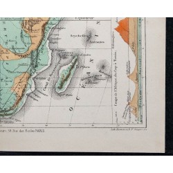 1874 - Carte physique de l'Afrique 