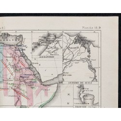 1874 - Carte économique de l'Afrique 