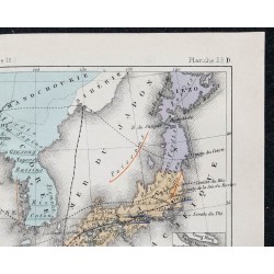 1874 - Carte de la Chine et du Japon 