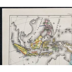 1874 - Carte économique de l'Océanie 