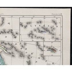 1874 - Carte économique de l'Océanie 