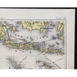 1874 - Carte géographique de l'Océanie 