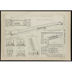 Gravure de 1906 - Plan funiculaire de Nancy - 1