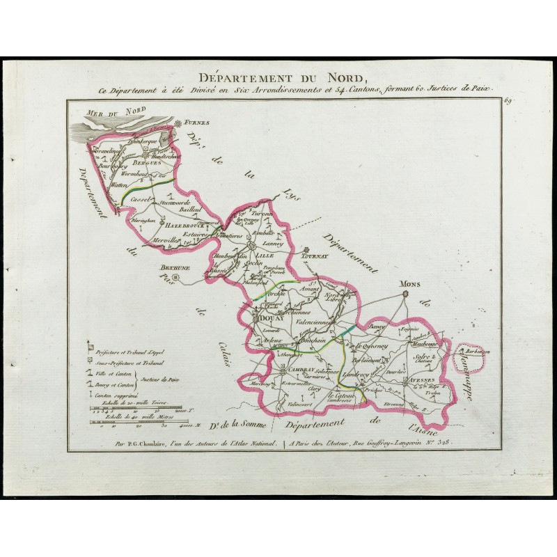 Nord Cartes Anciennes Et Plans Du Departement