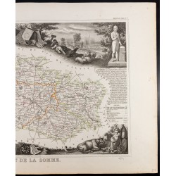 Gravure de 1854 - Département de la Somme - 3