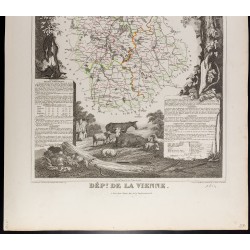 Gravure de 1854 - Département de la Vienne - 3