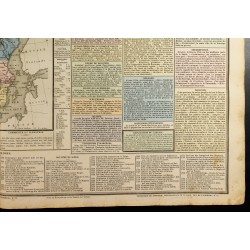 Gravure de 1837 - Histoire du Danemark et de la Suède - Carte - 6