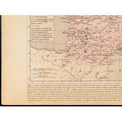 Gravure de 1859 - Carte de France à la mort de Charles VII - 4